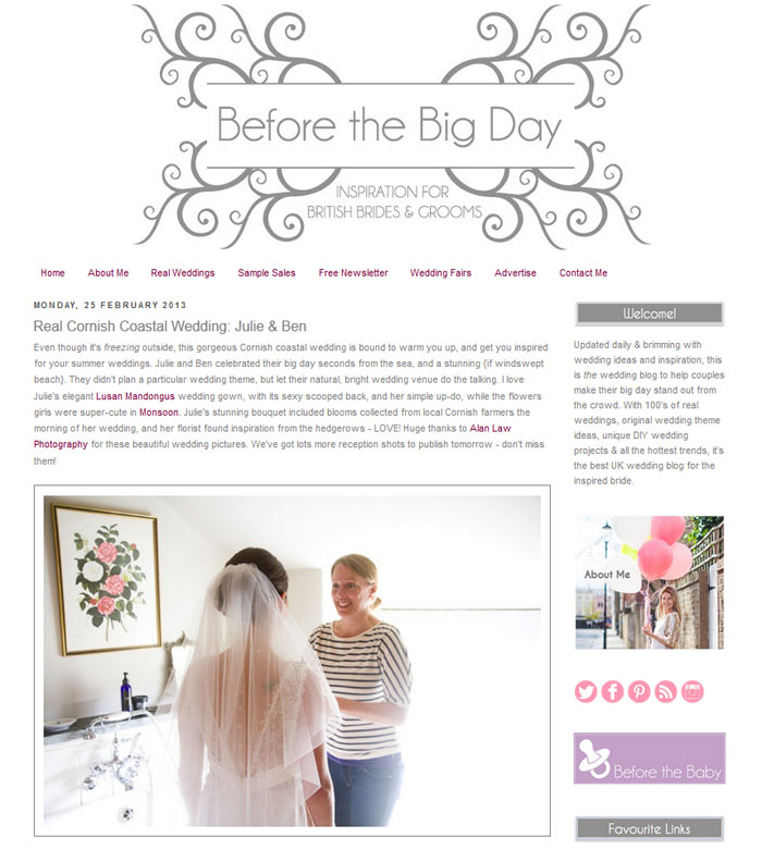Press Features: Before The Big Day